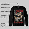 Black Toe Reimagined 1s DopeSkill Sweatshirt The Mouth With No Droughts Graphic