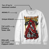 Fire Red 3s DopeSkill Sweatshirt Life or Die Graphic