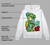 Lucky Green 5s DopeSkill Hoodie Sweatshirt Broken Heart Graphic