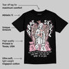 Stars Court White/Pink DopeSkill T-Shirt Angels Graphic