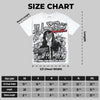 White Cement 4s Oversize Print 'No Money No Lust' DopeSkill Graphic T-shirt