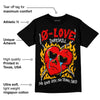 Red Collection DopeSkill T-Shirt Crying Heart Graphic