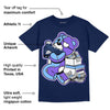 Georgetown 5s DopeSkill Midnight Navy T-shirt Bear Steals Sneaker Graphic