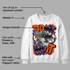 Dunk Low Futura Orange Blaze DopeSkill Sweatshirt Don't Quit Graphic