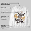 Earth 5s DopeSkill Sweatshirt No Money No Love Typo Graphic