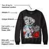 Dunk Low Pure Platinum DopeSkill Sweatshirt Broken Heart Graphic