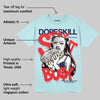 Dunk Glacier Blue DopeSkill Chambray T-shirt Stay It Busy Graphic