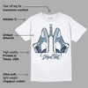 Diffused Blue Sail Grey White 1s DopeSkill T-Shirt Breathe Graphic