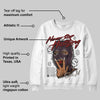 Samba OG Maroon Gold Metallic DopeSkill Sweatshirt Never Stop Hustling Graphic