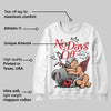 Bred 11s DopeSkill Sweatshirt New No Days Off Graphic