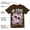 Neapolitan 11s DopeSkill Velvet Brown T-shirt Crying Heart Graphic