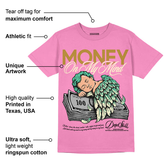 Dunk Playful Pink Multi Color Bronzine Clear Jade Luminous Green DopeSkill Pink T-shirt MOMM Graphic