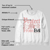 Dusty Rose 40s DopeSkill Sweatshirt Protect Me From Evil Graphic