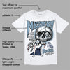 Diffused Blue Sail Grey White 1s DopeSkill T-Shirt Mystery Ghostly Grasp Graphic