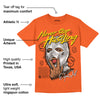 Georgia Peach 3s DopeSkill Orange T-shirt Never Stop Hustling Graphic