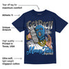 Midnight Navy 3s DopeSkill Navy T-shirt Get Rich Graphic