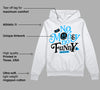 University Blue Toe 1s DopeSkill Hoodie Sweatshirt No Money No Funny Graphic