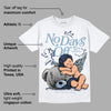 Diffused Blue Sail Grey White 1s DopeSkill T-Shirt New No Days Off Graphic