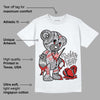 Wolf Grey 13s DopeSkill T-Shirt Broken Heart Graphic