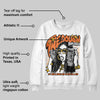 Orange Black White DopeSkill Sweatshirt The Dough Graphic