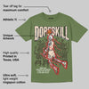 Medium Olive 1s DopeSkill Olive T-shirt Thunder Dunk Graphic