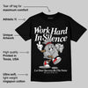 Dunk Panda White Black DopeSkill T-Shirt Work Hard In Silence Graphic