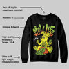 Neon Green Collection DopeSkill Sweatshirt Slow Life Graphic