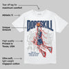 Summit White Navy 4s DopeSkill T-Shirt Thunder Dunk Graphic