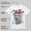 French Blue 12s DopeSkill T-Shirt Never Stop Hustling Graphic