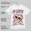 Dusty Rose 40s DopeSkill T-Shirt Crying Heart Graphic
