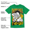 Green Collection DopeSkill Green T-shirt Sorry I've Been Trappin Graphic