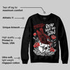 Black and White Collection DopeSkill Sweatshirt Reap What You Sow Graphic