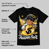 9060 Varsity Gold DopeSkill T-Shirt Heaven Sent Graphic