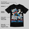 Rare Air 3s DopeSkill T-Shirt Born To Be Rich Graphic