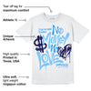 University Blue Collection DopeSkill T-Shirt No Money No Love Typo Graphic