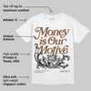 NB 2010 “Pecan” DopeSkill T-Shirt Money Is Our Motive Typo Graphic