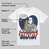 Summit White Navy 4s DopeSkill T-Shirt Stay Hot Graphic