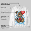 Legend Blue 11s DopeSkill Sweatshirt Broken Bear Graphic