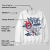 Summit White Navy 4s DopeSkill Sweatshirt Break Through Graphic