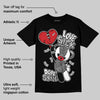 Black Cement 3s DopeSkill T-Shirt Love Sick Graphic