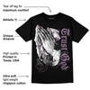 Mauve Off-Noir 2s DopeSkill T-Shirt Trust God Graphic