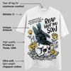 Blue Grey 13s DopeSkill T-Shirt Reap What You Sow Graphic