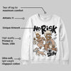 Cozy Girl 4s DopeSkill Sweatshirt No Risk No Story Graphic