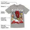 Wet Cement 4s DopeSkill Grey T-shirt Get Rich Graphic