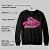 Rick RO Pink Leather Sneakers DopeSkill Sweatshirt Rare Breed Type Graphic