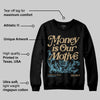 “H-Town” 11s DopeSkill Sweatshirt Money Is Our Motive Typo Graphic
