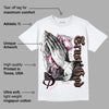 Dunk Smokey Mauve Playful Pink White Brown DopeSkill T-Shirt Trust God Graphic