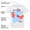 Powder Blue 9s DopeSkill T-Shirt No Money No Love Typo Graphic