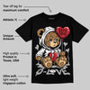 Bred Velvet 11s DopeSkill T-Shirt Broken Bear Graphic