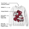 85 Metallic Burgundy 1s DopeSkill Sweatshirt Bear Steals Sneaker Graphic